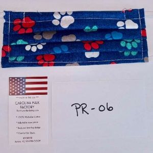 PUPPY PAW FACE MASK COVERING WITH FILTER